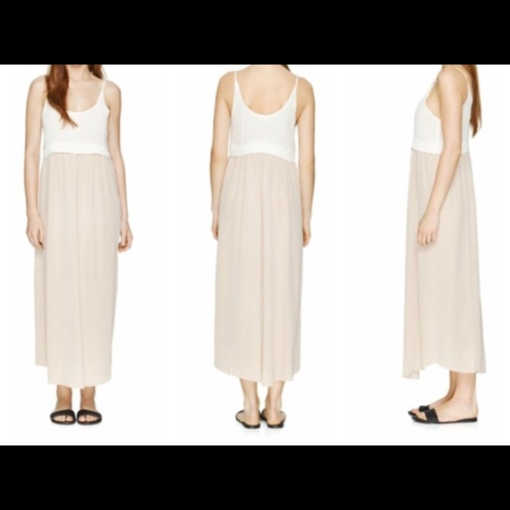 Aritzia wilfred silk maxi dress